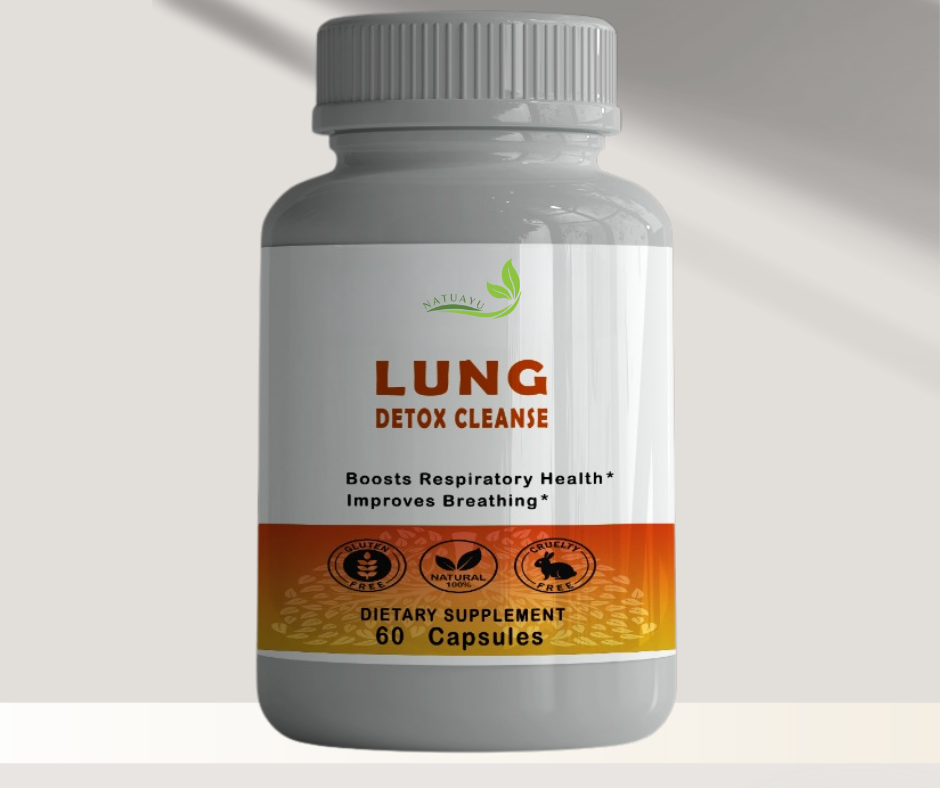 Lung Detox Cleanse . Détox des Poumons – 60 Capsules
