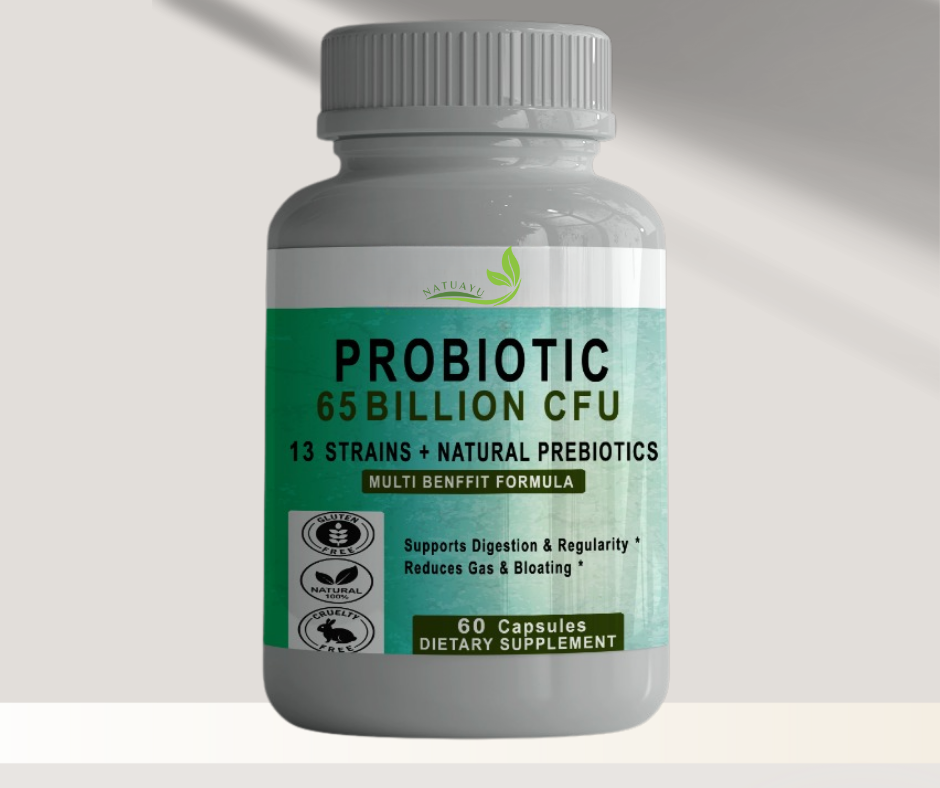 Probiotiques (Probiotics) 65 Billion CFU – 60 Capsules