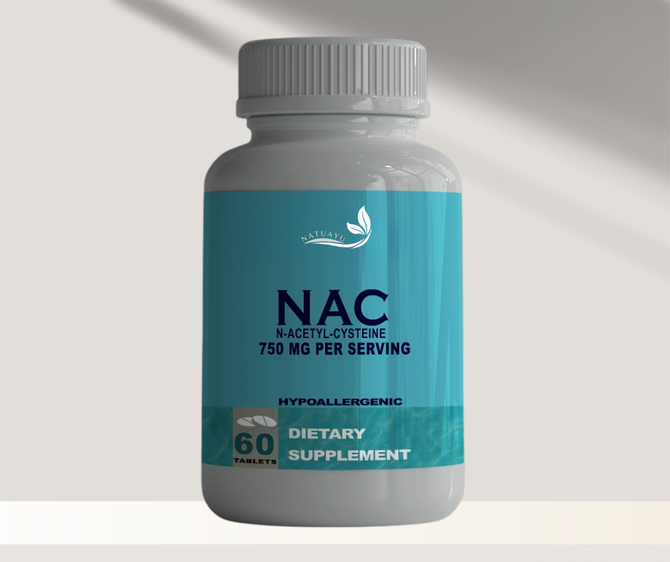 NAC ou N-Acetylcysteine 750 mg, 60 tablets