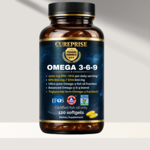 OMEGA 3-6-9 – Premium Formula  1200 mg    120 gélules molles