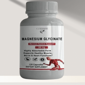 Glycinate de Magnésium 500 mg,  120 capsules